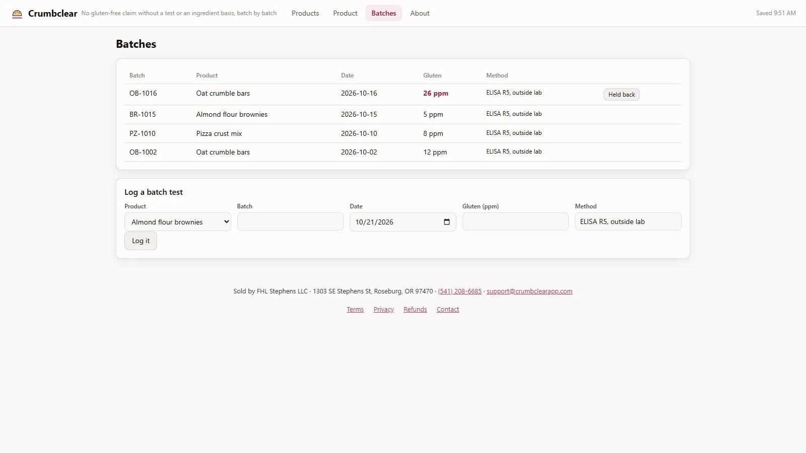 Crumbclear - screen 3