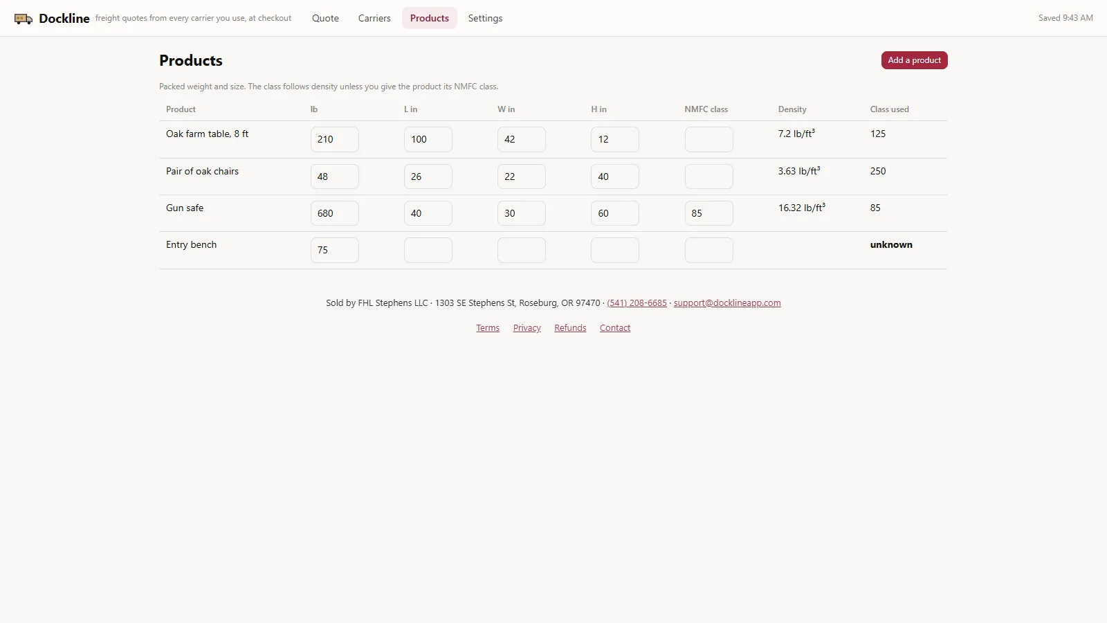 Dockline - screen 3