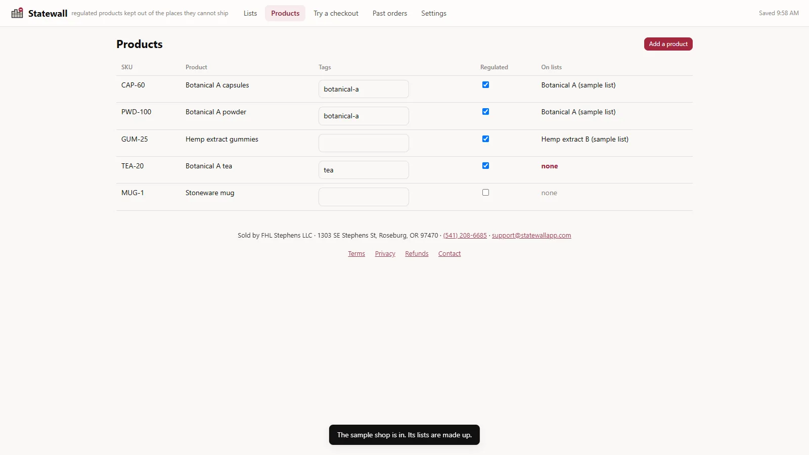 Statewall - screen 2