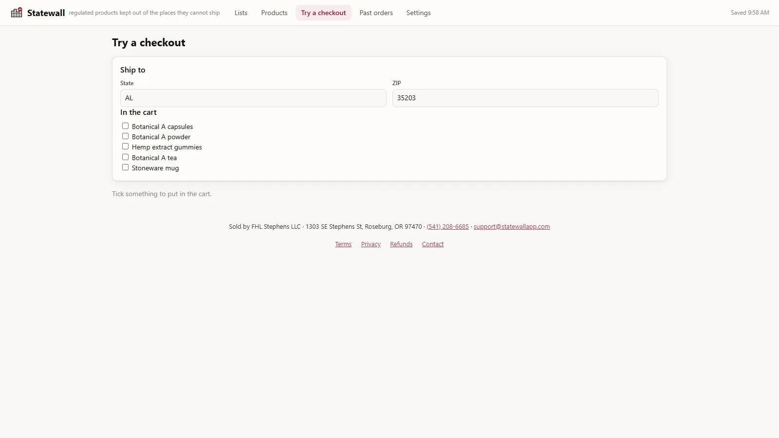 Statewall - screen 3