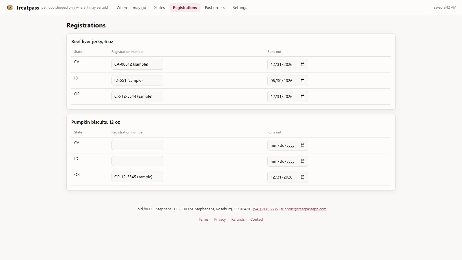 Treatpass - screen 3