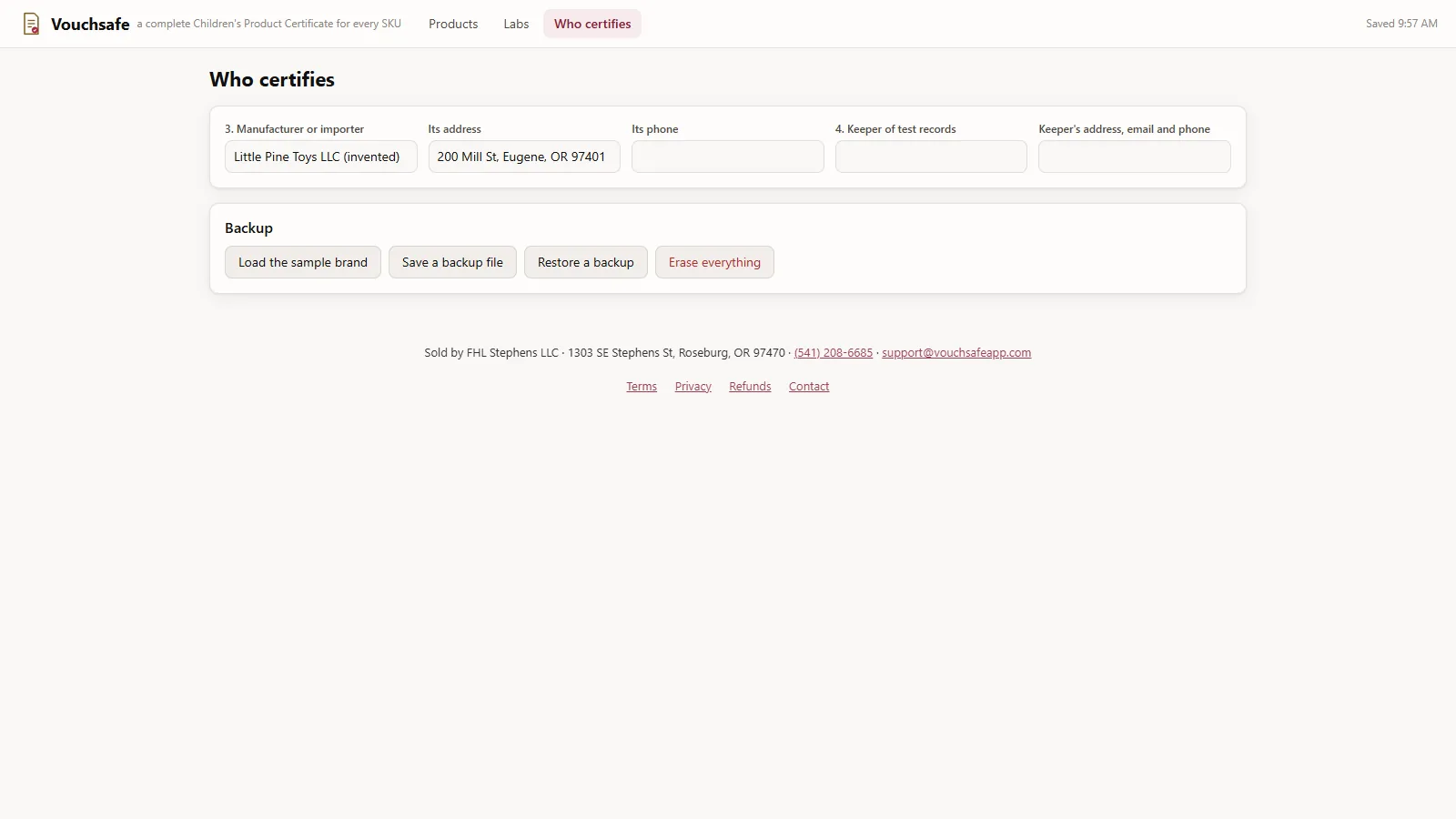 Vouchsafe - screen 3